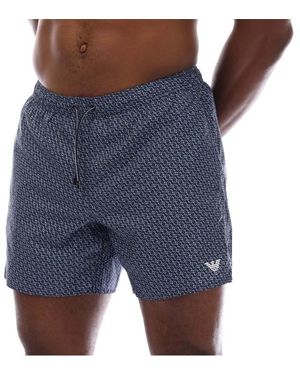 Armani Woven Swim Boxers - Blue