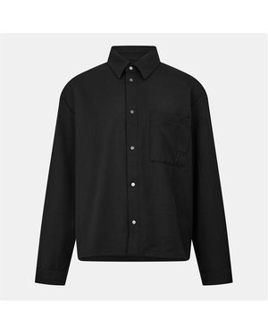 Represent Structured Overshirt - Black