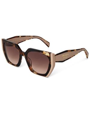 Prada Cat Eye Sunglasses - Brown