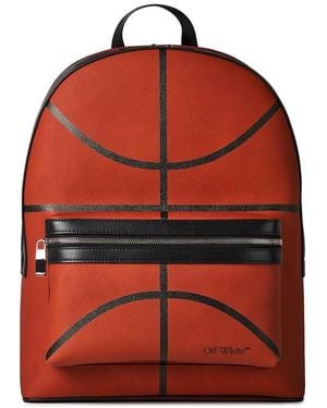 Off-White c/o Virgil Abloh Basket Round Backpack - Red
