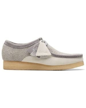 Clarks Wallabee Shoes - White