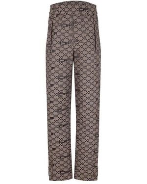 Off-White c/o Virgil Abloh Monogram Track Trousers - Brown