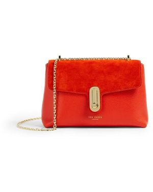 Ted Baker Naomina Twist Lock Xbody Bag - Red