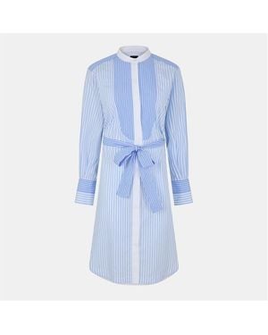 BOSS Detallina Wrap Dress Design - Blue