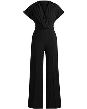 BOSS Debasa Wrap Design Dress - Black
