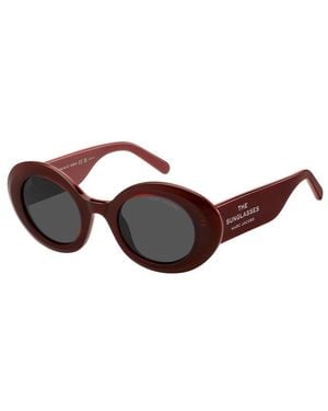 Marc Jacobs Round Sunglasses - Red