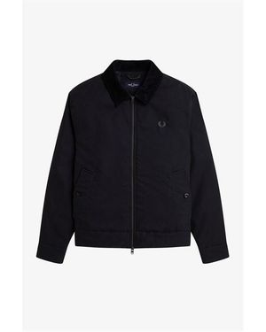 Fred Perry Caban Barn Jacket - Blue