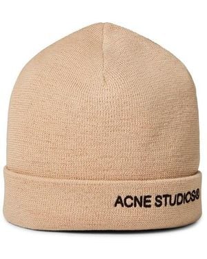 Acne Studios Kinau Beanies - Natural