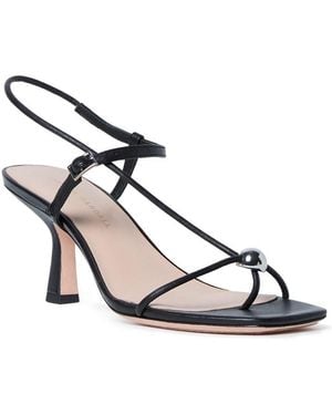 Loeffler Randall Triana Heeled Sandals - Metallic