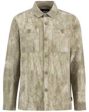 Barbour Ross Printed Overshirt - Green