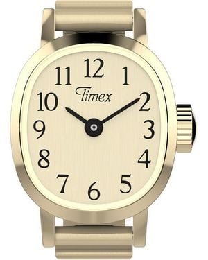Timex Cavatina Ring Quartz Analogue Watch - Metallic