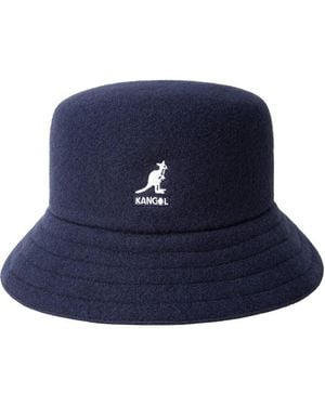 Kangol Wool Lahinch Seamless Knitted Bucket Hat - Blue