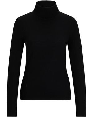 BOSS Fasecta Knitted Top - Black
