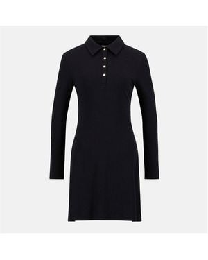 Barbour Chloe Ribbed Mini Dress - Blue