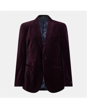 Ted Baker Ted Velvet Jacket - Blue