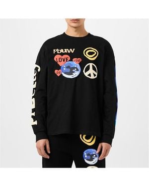 PRETTY BOY UGLY WORLD Peace Top - Black