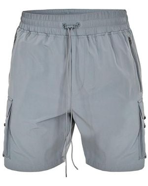 REPRESENT 247 Logo Nylon V1 Cargo Shorts - Grey