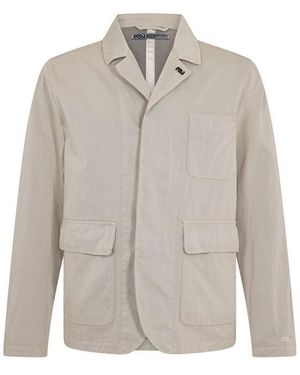 Massimo Osti Studio Gabardine Trench Coat - Grey