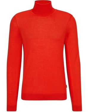BOSS Musso P Crew Sweatshirt - Red