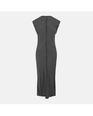 Ami Paris Long Maxi Dress - Grey