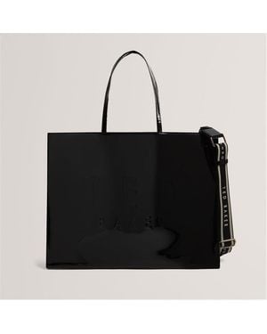 Ted Baker Ted Web Xl Icon Bag - Black