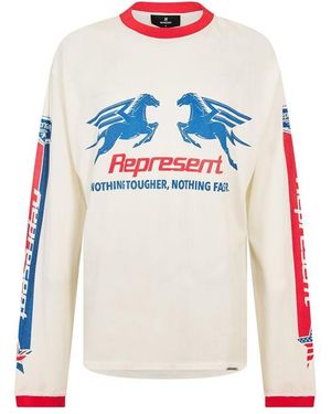 Represent Rep Pegasus Ls Tee Sn63 - White