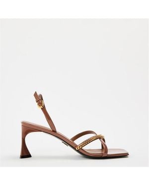 Stella McCartney Elsa Heeled Sandals - Brown