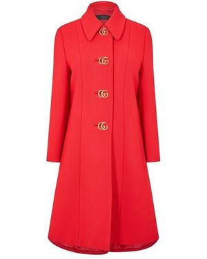 Gucci Overcoat - Red