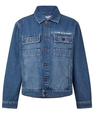 L/AB Off White L/Ab Off Diag Dnm Jk Sn71 - Blue