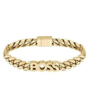 BOSS Kassy Brace Chain Bracelet - Metallic