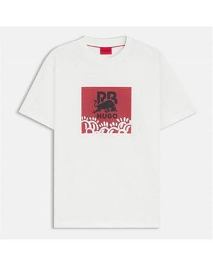 Hugo x RB X Vcarb By Slawn Graphic T-Shirt - White