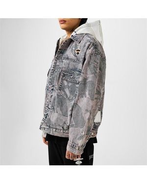 Aape Camo Hd Dnm Jkt Sn34 - Grey