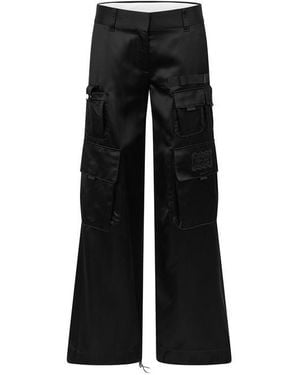 Off-White c/o Virgil Abloh Relaxed Fit Cargo Trousers - Black