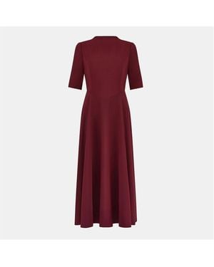Odd Muse The Ultimate Muse Half Length Sleeve Midi Dress - Red