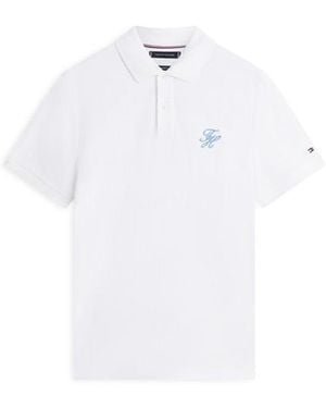 Tommy Hilfiger Tommy Scriptreg Polo Sn63 - White