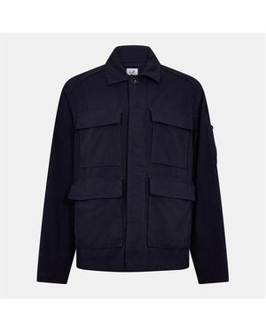 C.P. Company Twill Field Jacket - Blue