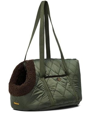 Barbour Dog Small Quilted Carrier - Green