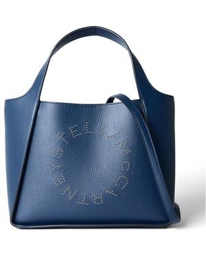 Stella McCartney Stella Lg Tote Studs Ld63 - Blue