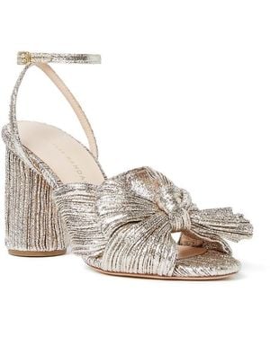 Loeffler Randall Camellia Heeled Sandals - Metallic