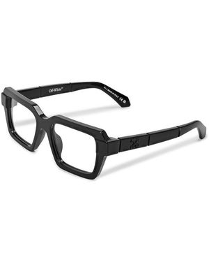 Off-White c/o Virgil Abloh 8U Round Acetate Sunglasses - Black