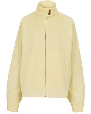 Miu Miu Poplin Blouson Jacket - Yellow