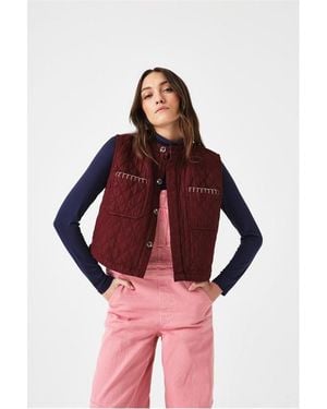 seventy + mochi Pablo Gilet - Red