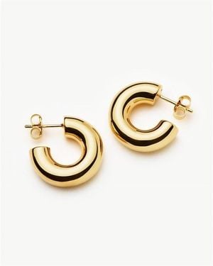 Missoma Chunky Hoop Earrings - Natural