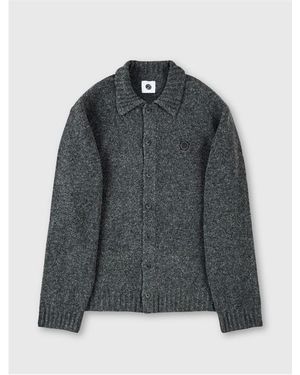 Pretty Green Pg Whittaker Structured Tailored Overshirt - Grey