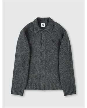 Pretty Green Pg Whittaker Structured Tailored Overshirt - Grey