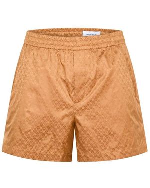 McQueen Alex Woven Tracksuit Shorts - Natural