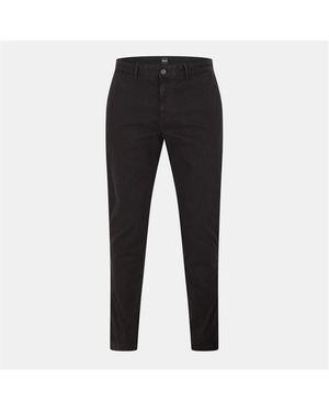 BOSS Crigan Straight Fit Trousers - Black