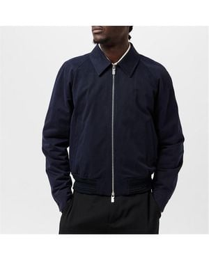 Burberry Harrington Cotton Long Sleeve Coach Jacket - Blue