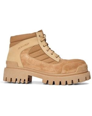 Balenciaga Rugged Hiker Boots - Natural