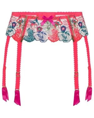 Agent Provocateur Zuri Suspender - Red